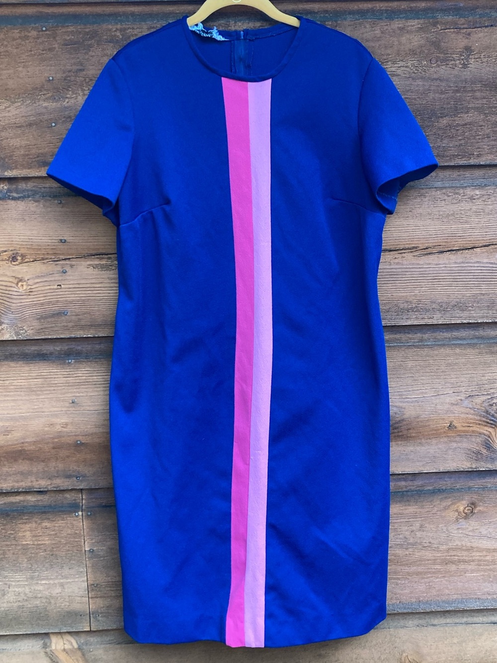 Retro Dress Vertical Stripes